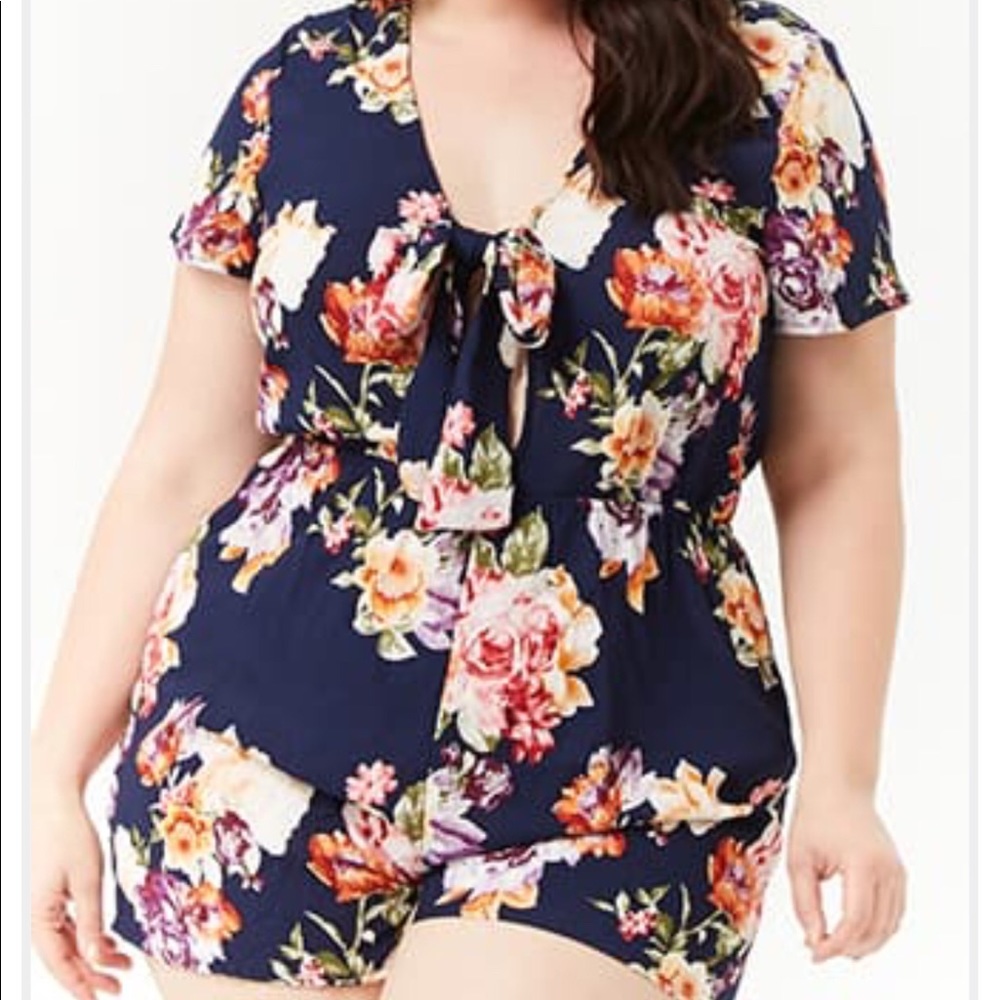 Forever 21 Plus short romper
